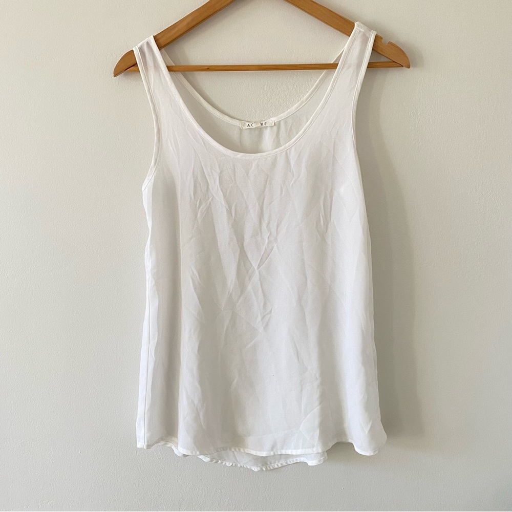 White Activewear Top